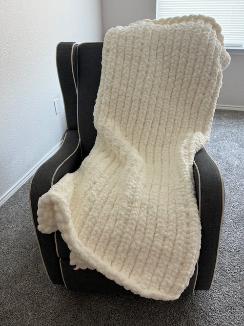 Ivory Throw Blanket